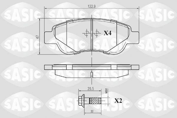 SASIC 6210006: Piduriklotsid Esisild