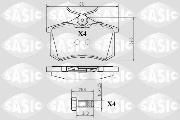 SASIC 6210014: Piduriklotsid Tagasild