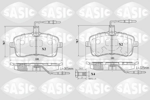 SASIC 6210019: Piduriklotsid Esisild