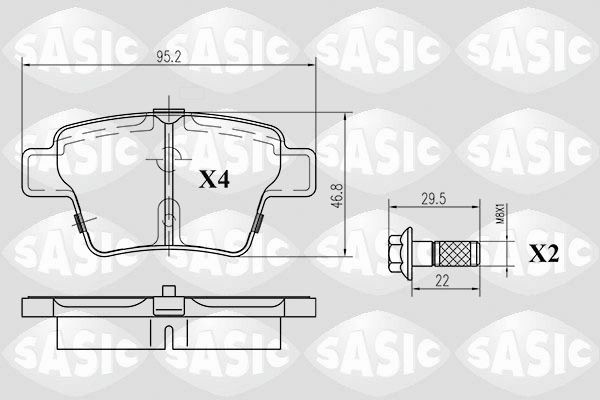 SASIC 6210023: Piduriklotsid Tagasild