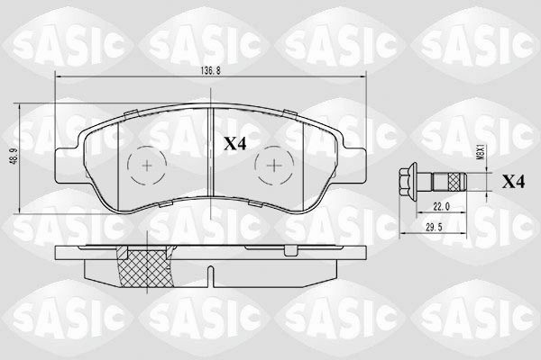 SASIC 6210025: Piduriklotsid Tagasild