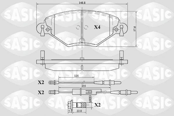 SASIC 6210035: Piduriklotsid Esisild