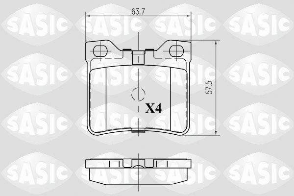 SASIC 6210041: Piduriklotsid Tagasild