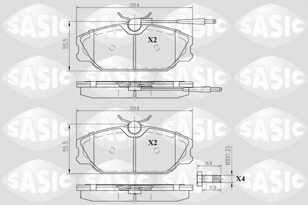 SASIC 6214002: Piduriklotsid Esisild
