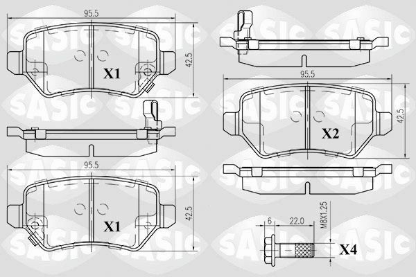 SASIC 6216008: Piduriklotsid Tagasild