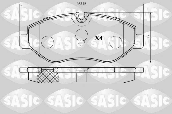 SASIC 6216022: Piduriklotsid Esisild