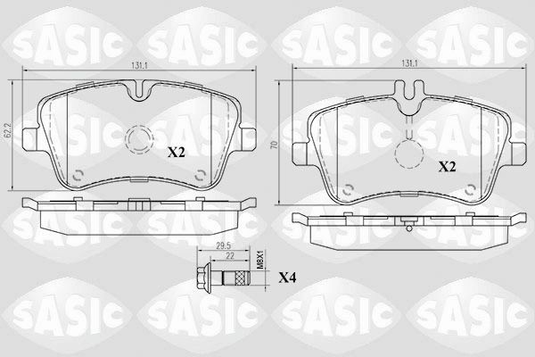 SASIC 6216031: Piduriklotsid Esisild