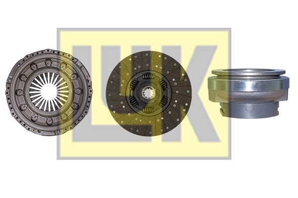 LuK 636 3047 00: Kit ambreiaj cu rulment presiune, cu disc ambreiaj BR 0222