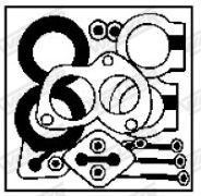 WALKER 17454: Monteringssats, avgassystem
