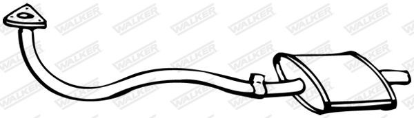 WALKER 17976: Toba esapament primara fara piese componente