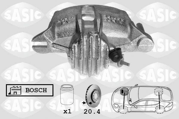 SASIC 6500007: Pidurisadul esisild paremal