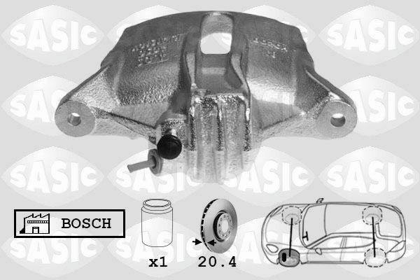 SASIC 6500016: Pidurisadul esisild vasakul