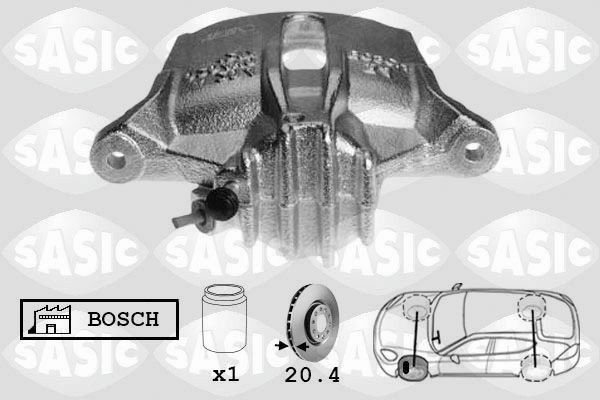SASIC 6500018: Pidurisadul esisild vasakul