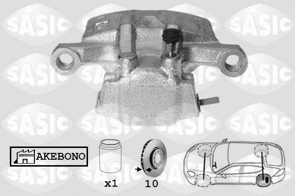 SASIC 6500026: Pidurisadul Tagasild vasakul