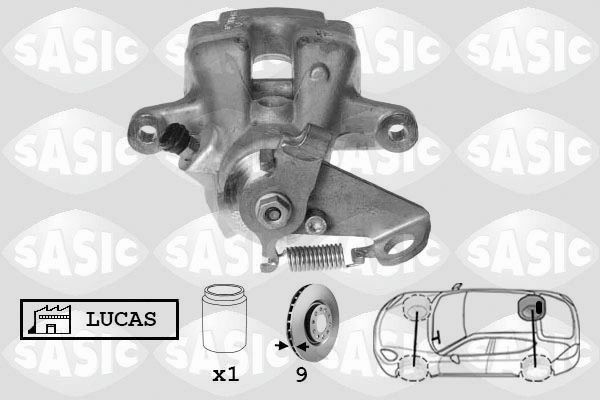 SASIC 6500035: Pidurisadul Tagasild paremal