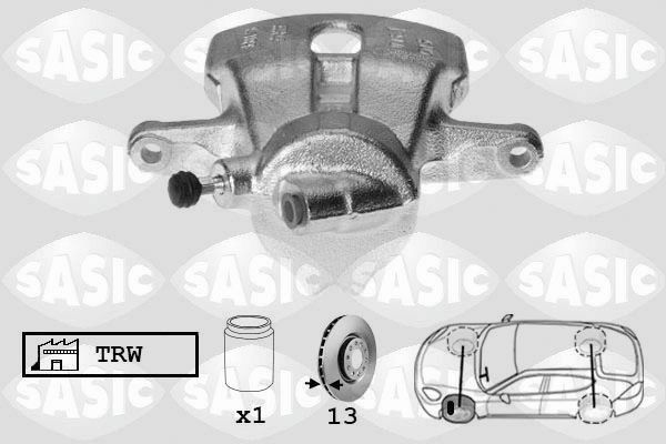 SASIC 6500046: Pidurisadul esisild vasakul