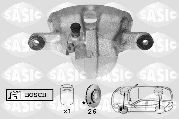 SASIC 6500054: Pidurisadul esisild vasakul