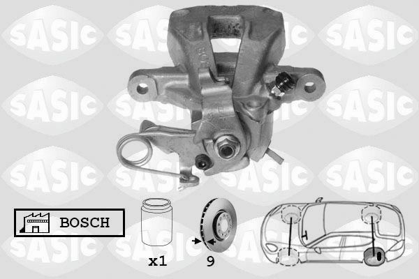 SASIC 6500056: Pidurisadul Tagasild vasakul