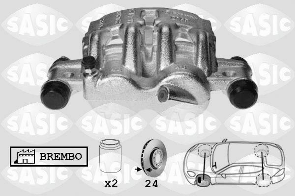 SASIC 6500058: Pidurisadul esisild vasakul