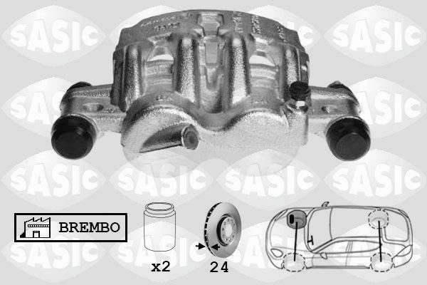 SASIC 6500059: Pidurisadul esisild paremal