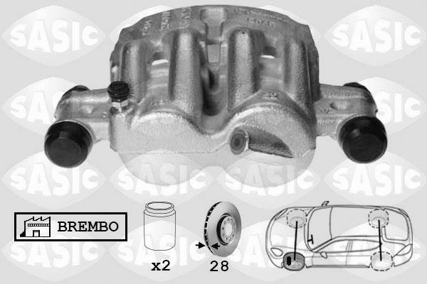 SASIC 6500062: Pidurisadul esisild vasakul