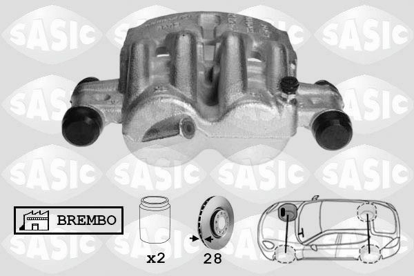SASIC 6500063: Pidurisadul esisild paremal