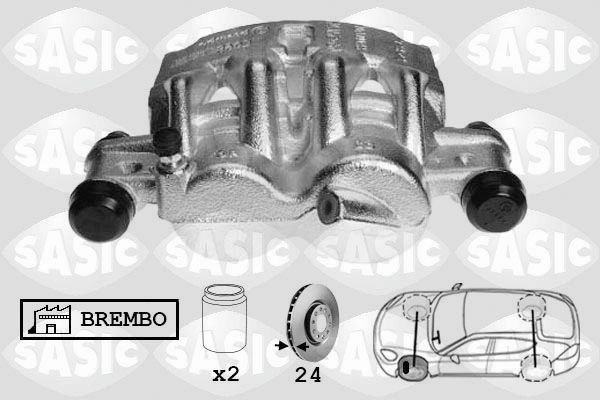 SASIC 6500064: Pidurisadul esisild vasakul