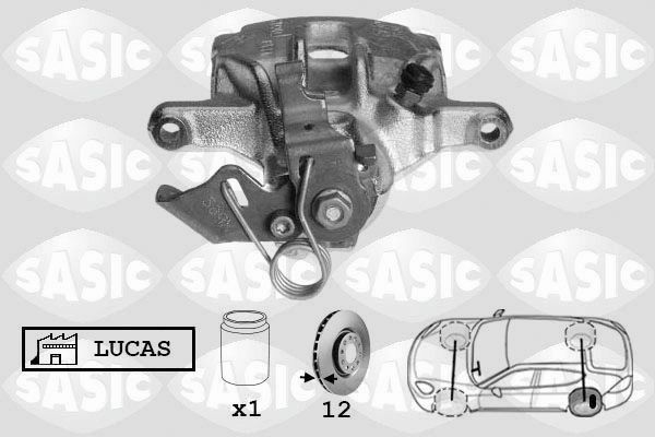 SASIC 6504022: Pidurisadul Tagasild vasakul