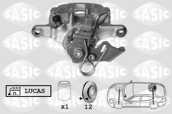SASIC 6504023: Pidurisadul Tagasild paremal