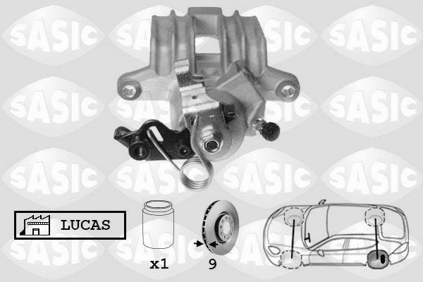 SASIC 6506008: Pidurisadul Tagasild vasakul