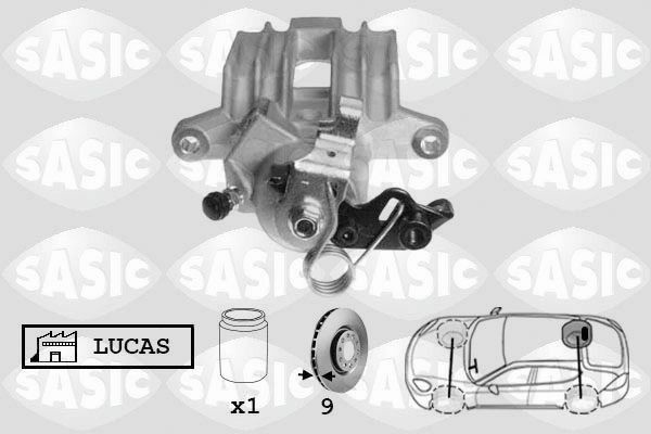 SASIC 6506009: Pidurisadul Tagasild paremal
