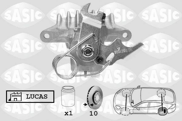 SASIC 6506014: Pidurisadul Tagasild vasakul