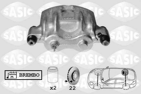 SASIC 6506040: Pidurisadul Tagasild paremal