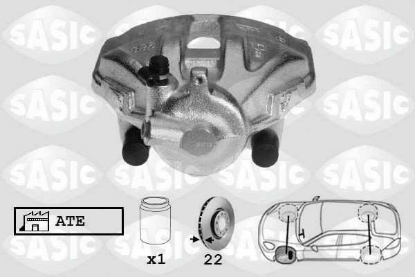 SASIC 6506050: Pidurisadul esisild vasakul