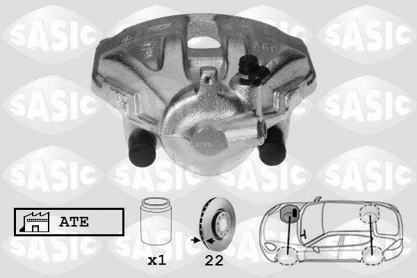 SASIC 6506051: Pidurisadul esisild paremal