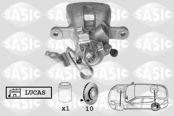 SASIC 6506068: Pidurisadul Tagasild vasakul