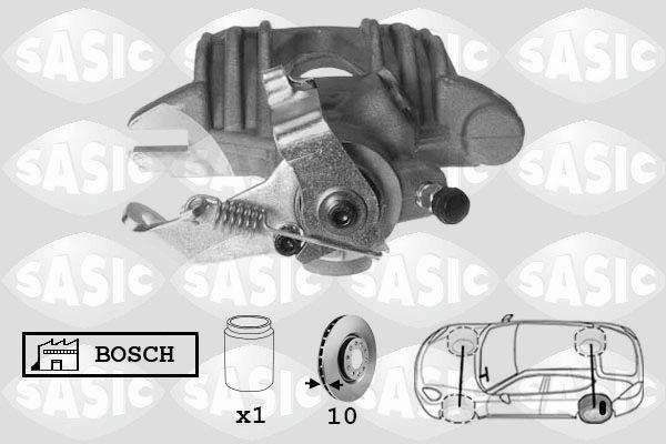 SASIC 6506070: Pidurisadul Tagasild vasakul