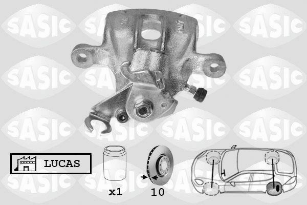 SASIC 6506084: Pidurisadul Tagasild vasakul