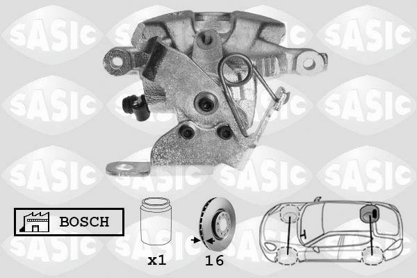 SASIC 6506099: Pidurisadul Tagasild paremal