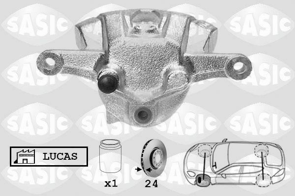 SASIC 6506110: Pidurisadul esisild vasakul