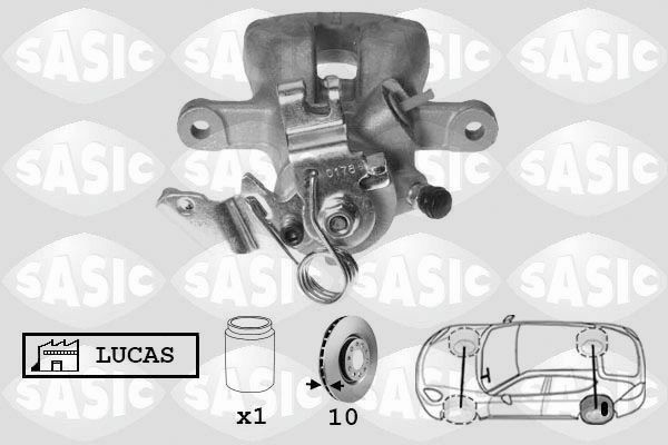 SASIC 6506112: Pidurisadul Tagasild vasakul