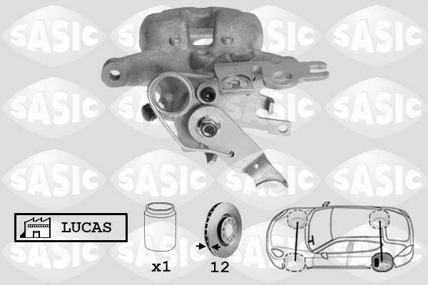 SASIC 6506132: Pidurisadul Tagasild vasakul