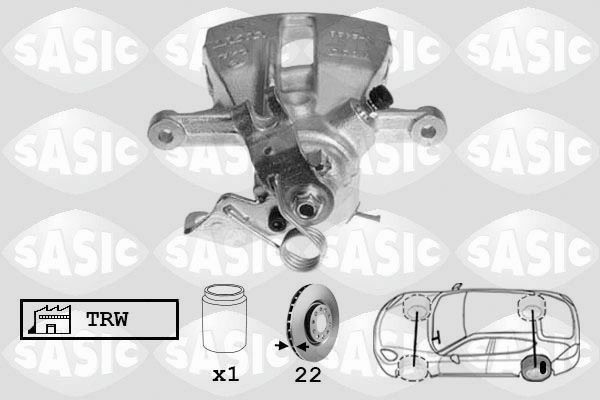 SASIC 6506134: Pidurisadul Tagasild vasakul