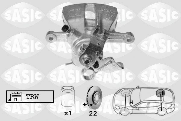 SASIC 6506135: Pidurisadul Tagasild paremal