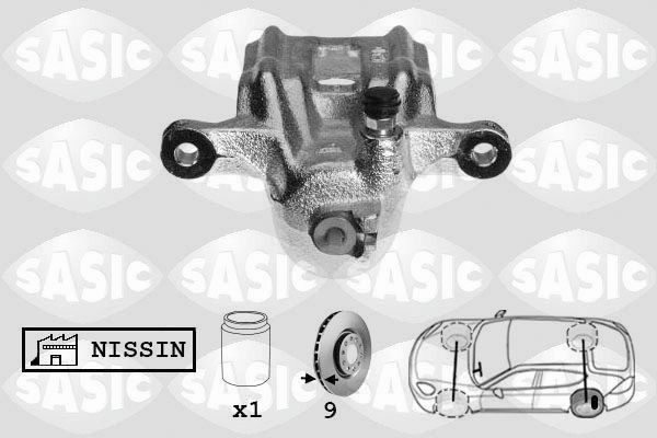 SASIC 6506142: Pidurisadul Tagasild vasakul