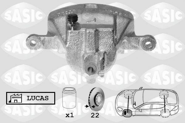 SASIC 6506144: Pidurisadul esisild vasakul