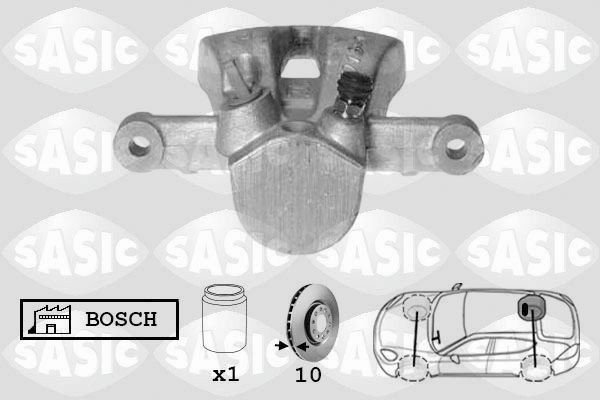 SASIC 6506159: Bremžu suports Aizm. tilts labajā pusē