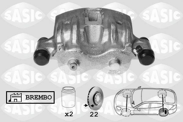 SASIC 6506160: Pidurisadul Tagasild vasakul