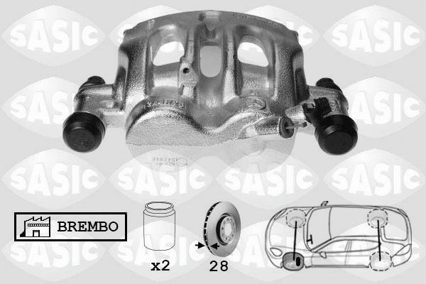 SASIC 6506168: Pidurisadul esisild vasakul