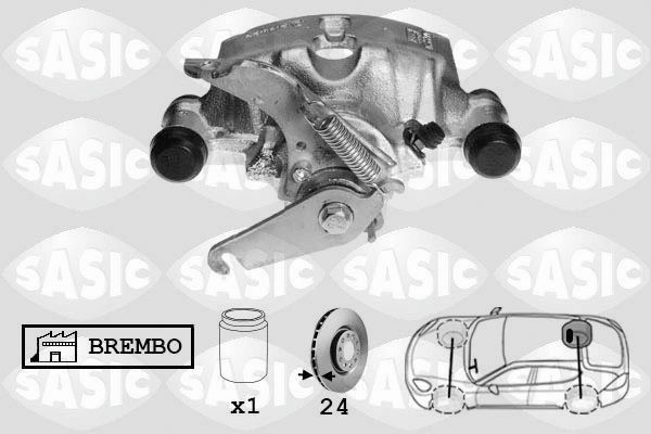 SASIC 6506175: Bromsok Bakaxel höger
